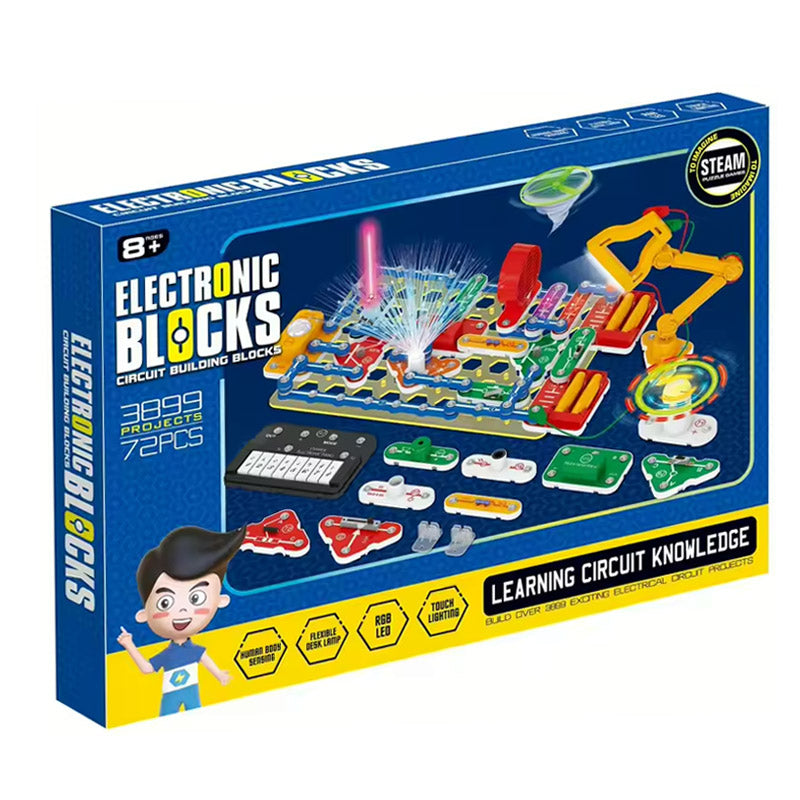 Circuit Electronic Building Block Scientific 3899 Projects Experiment Educational Children's Assembled Toys Electronic Exploration 8+