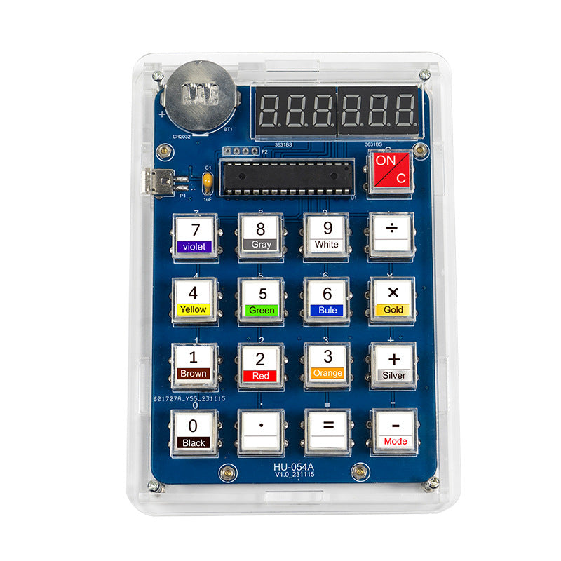 DIY Electronic Calculator KIT with Microcontroller Weldin Exercise