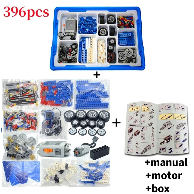STEM MOC Building Set Technical Creative Assembly Bricks Educational DIY Model Learning Toy Holiday Gift