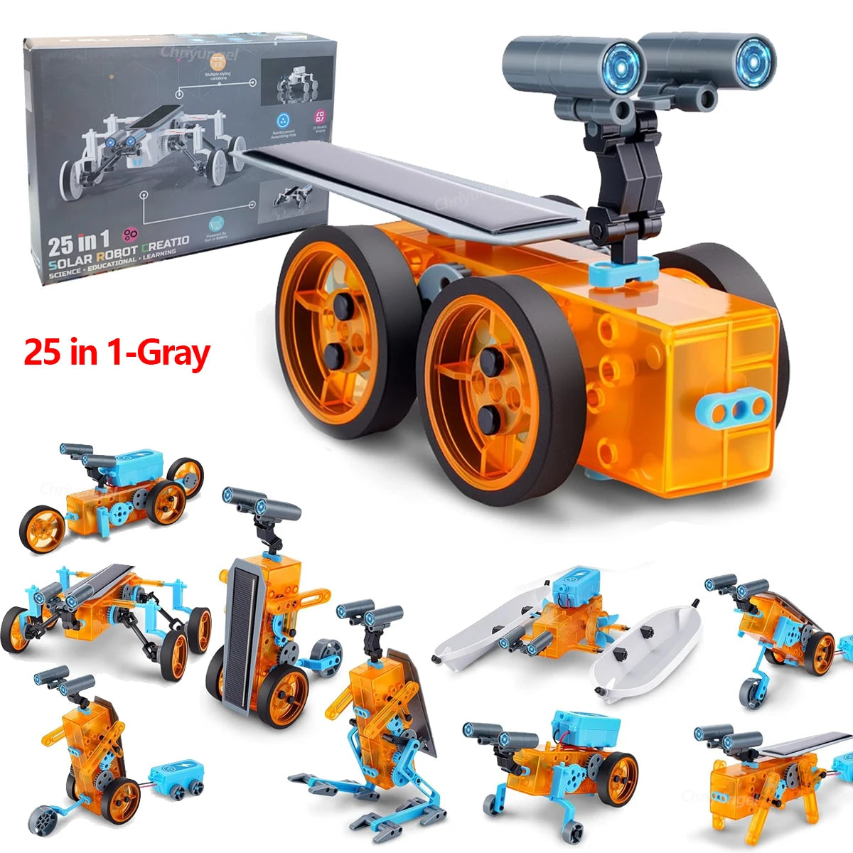 13 in 1 Solar Robot Kit  STEM Educational Toy DIY Science Experiment Technological Gadgets for Kids