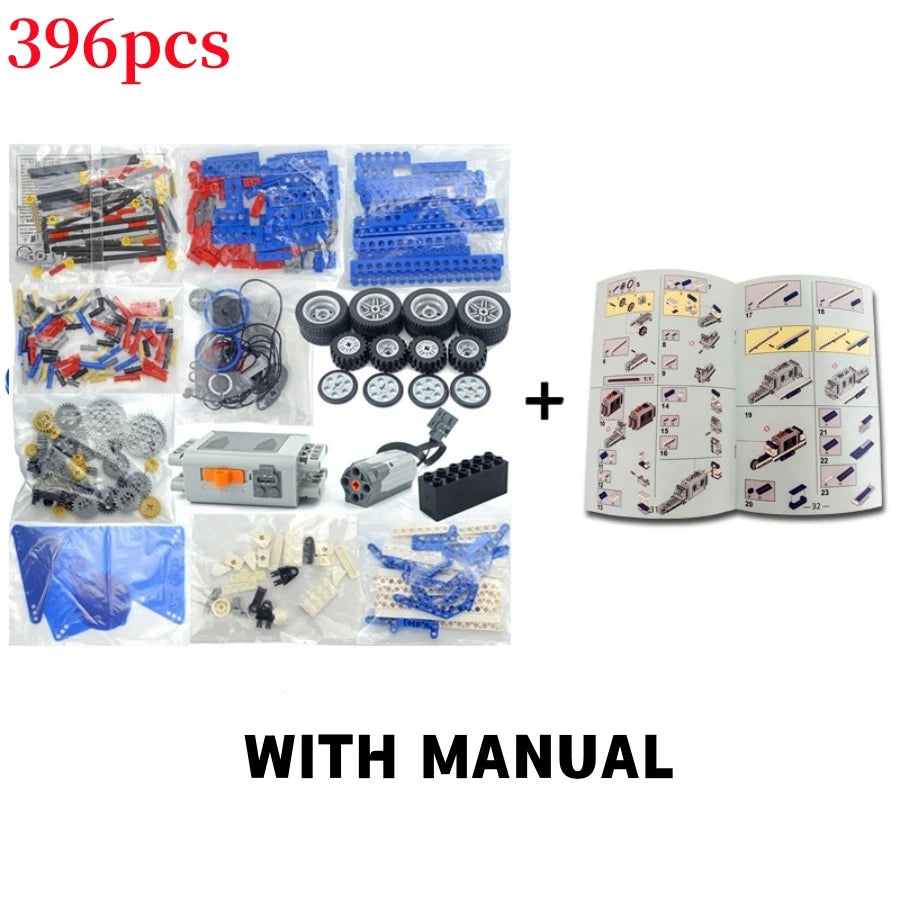 STEM MOC Building Set Technical Creative Assembly Bricks Educational DIY Model Learning Toy Holiday Gift